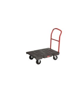 Rubbermaid FG440600BLA Platform Truck - HD 24x36"w/6"Poly Caster 2000lb-Black, Price Per EA - FG440600BLA -  - [unit price]