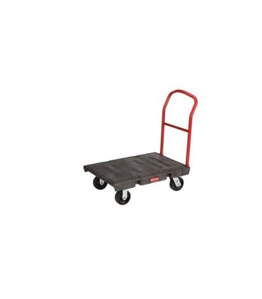 Rubbermaid FG440600BLA Platform Truck - HD 24x36"w/6"Poly Caster 2000lb-Black, Price Per EA - FG440600BLA -  - [unit price]