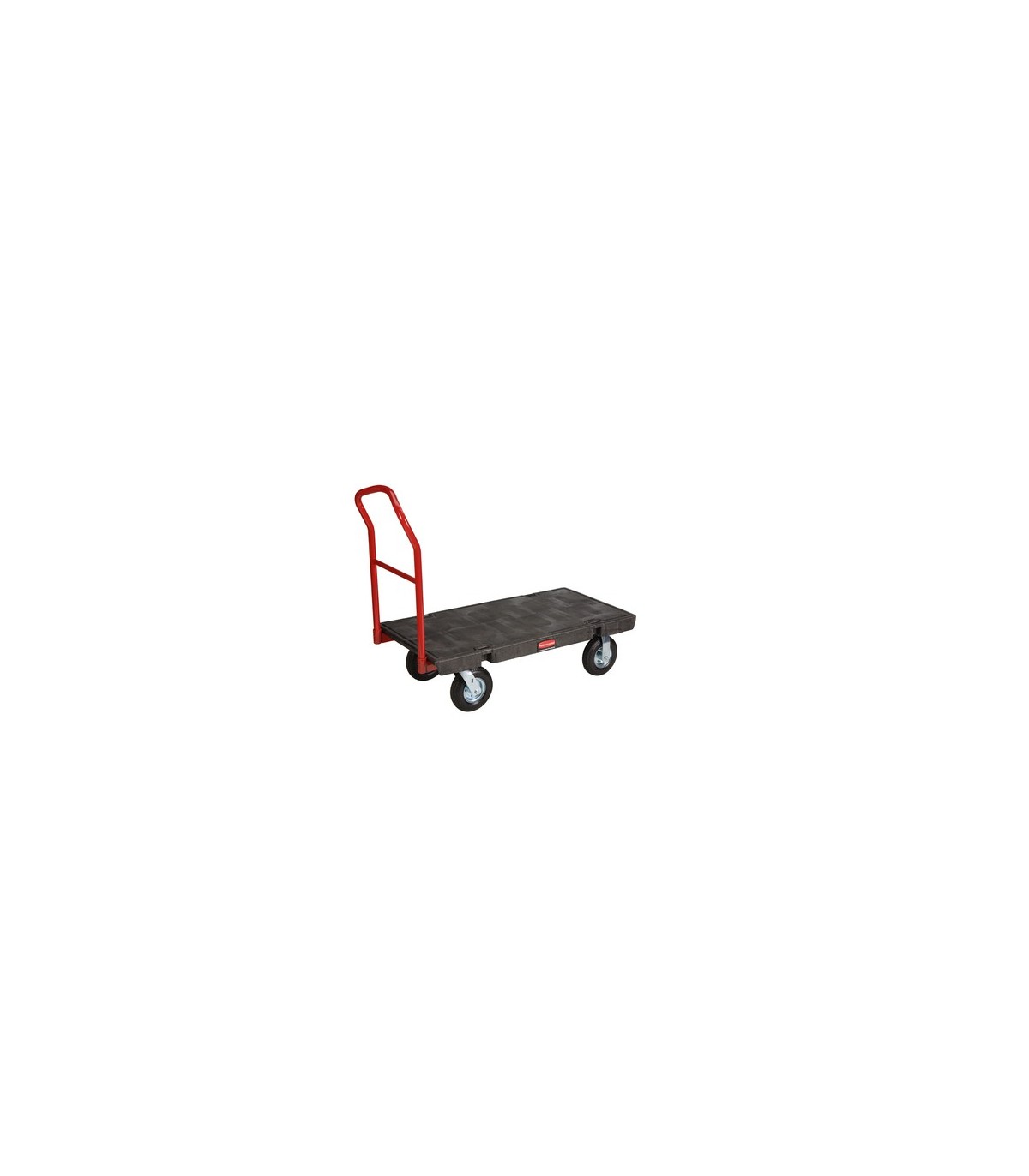 Rubbermaid FG443610BLA SOP: Platform Truck - HD 24x48"w/8"Pneu Caster 1200lb-Black, Price Per EA - FG443610BLA -  - [unit price]