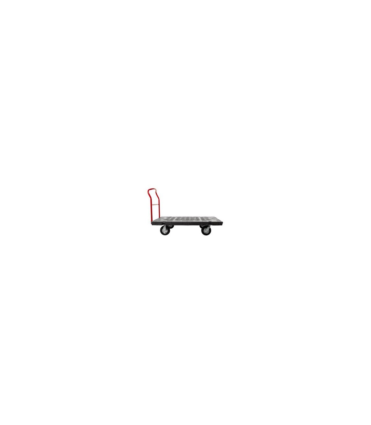 Rubbermaid FG447100BLA SOP: Platform Truck - HD 30x60"w/8"Poly Caster 2500lb-Black, Price Per EA - FG447100BLA -  - [unit price]