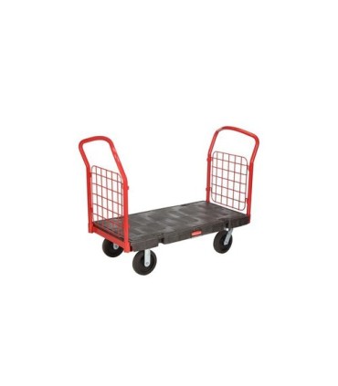 Rubbermaid FG448600BLA SOP: Platform Truck - Side Panel 24x48"2000lb 8"TPR - Black, Price Per EA - FG448600BLA -  - [unit price]