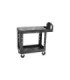 Rubbermaid FG450500BLA HD Utility Cart - Small 16"x30" -Flat Shelf - Black, Price Per EA - FG450500BLA -  - [unit price]