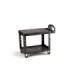 Rubbermaid FG452500BLA SOP: HD Utility Cart - Medium 24"x36"-Flat Shelf - Black, Price Per EA - FG452500BLA -  - [unit price]