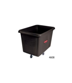 Rubbermaid FG460800BLA Truck - Cube 300lb/8cuft - Black, Price Per EA - FG460800BLA -  - [unit price]