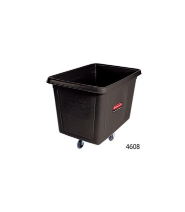 Rubbermaid FG460800BLA Truck - Cube 300lb/8cuft - Black, Price Per EA - FG460800BLA -  - [unit price]