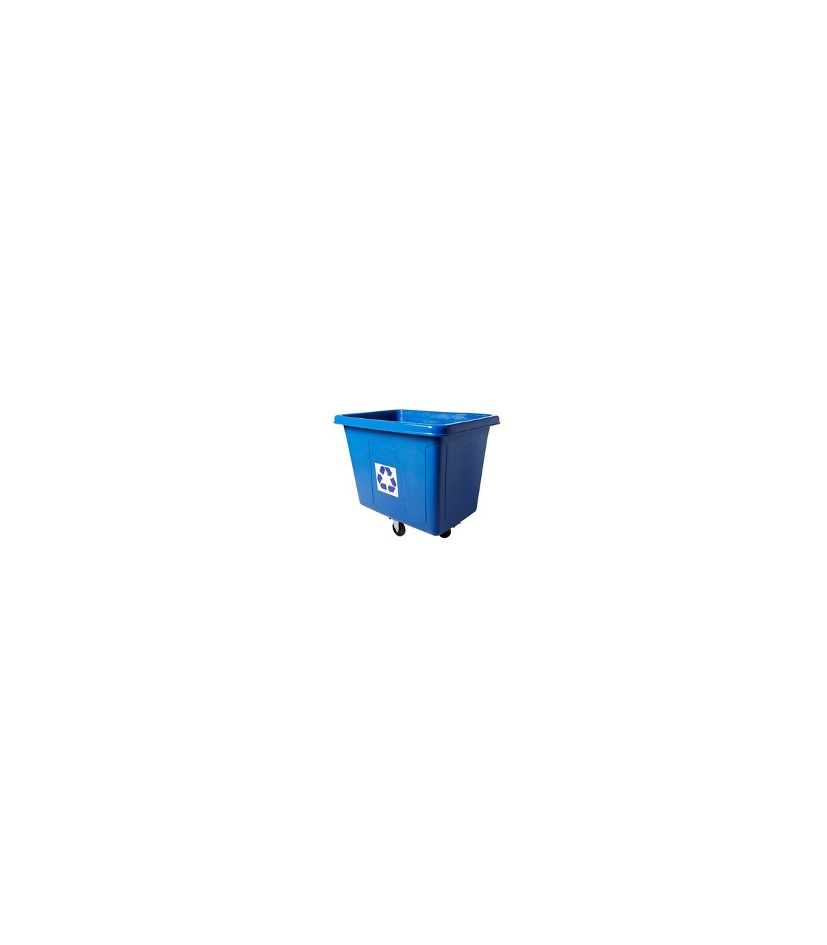 Rubbermaid FG461673BLUE SOP: Truck - Cube 500lb/16cuft w/Recycle - Blue, Price Per EA - FG461673BLUE -  - [unit price]