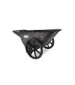 Rubbermaid FG564200BLA Big Wheel Cart w/Noflat Wheel 300lb/7.5cuft - Black, Price Per EA