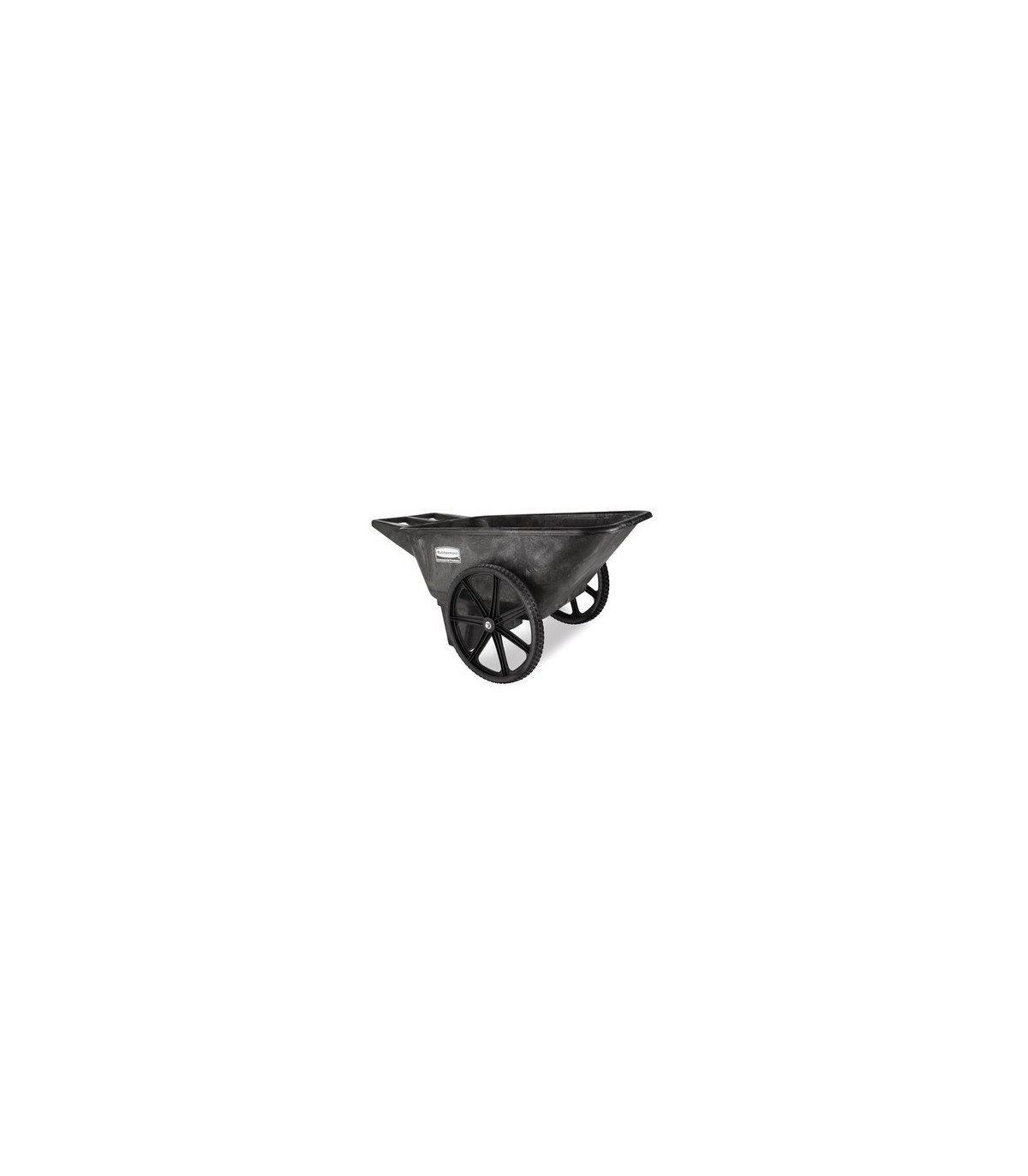 Rubbermaid FG564200BLA Big Wheel Cart w/Noflat Wheel 300lb/7.5cuft - Black, Price Per EA - FG564200BLA -  - [unit price]