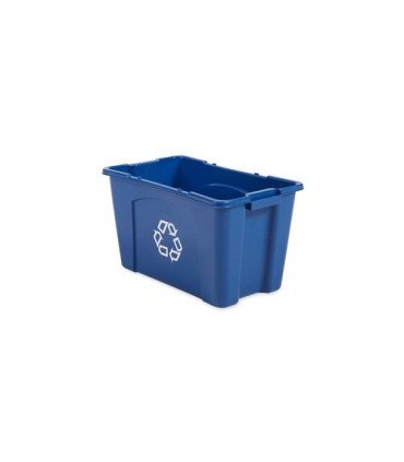 Rubbermaid FG571873BLUE Recycling Box 18G - Blue, Price Per EA - FG571873BLUE -  - [unit price]