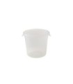 Rubbermaid FG572124CLR Round Storage Container 4qt - Clear, Price Per EA