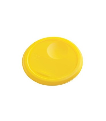 Rubbermaid FG572200YEL Round Storage - Lid Only Fits 5720/5721 - Yellow, Price Per EA - FG572200YEL -  - [unit price]