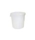 Rubbermaid FG572800WHT Round Storage Container 22qt - White, Price Per EA - FG572800WHT -  - [unit price]
