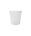 Rubbermaid FG572824CLR Round Storage Container 22qt - Clear, Price Per EA