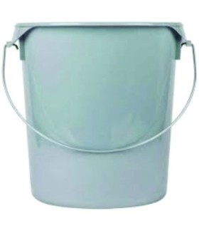 Rubbermaid FG572900GRAY Final Sale: Round Storage Container w/Bail 22qt - Gray, Price Per EA - FG572900GRAY -  - [unit price]