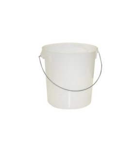 Rubbermaid FG572900WHT OBS: Round Storage Container w/Bail 22qt - White, Price Per EA - FG572900WHT -  - [unit price]