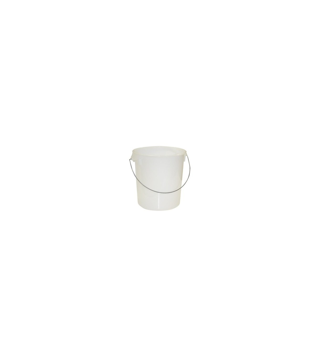 Rubbermaid FG572900WHT OBS: Round Storage Container w/Bail 22qt - White, Price Per EA - FG572900WHT -  - [unit price]