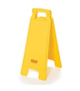 Rubbermaid FG611290YEL OBS: Safety - Floor Sign 2-Sided 25"H Blank - Yellow, Price Per CS - FG611290YEL -  - [unit price]