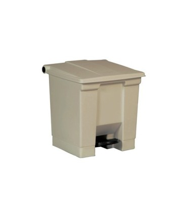 Rubbermaid FG614300BEIG Step On - Legacy Waste Container 8G - Beige, Price Per EA - FG614300BEIG -  - [unit price]