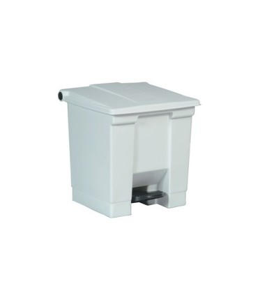 Rubbermaid FG614300WHT SOP: Step On - Legacy Waste Container 8G - White, Price Per EA - FG614300WHT -  - [unit price]