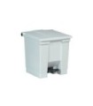 Rubbermaid FG614300WHT SOP: Step On - Legacy Waste Container 8G - White, Price Per EA