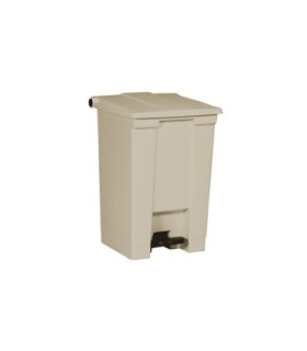 Rubbermaid FG614400BEIG Step On - Legacy Waste Container 12G - Beige, Price Per EA - FG614400BEIG -  - [unit price]
