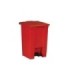 Rubbermaid FG614400RED Step On - Legacy Waste Container 12G - Red, Price Per EA - FG614400RED -  - [unit price]