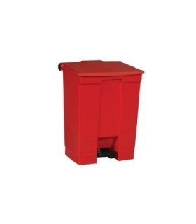 Rubbermaid FG614500RED Step On - Legacy Waste Container 18G - Red, Price Per EA - FG614500RED -  - [unit price]