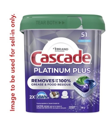 P&G 30772-08376 Cascade - Action Packs Platinum Plus Fresh - 3/51ct - 30772-08376 -  - [unit price]
