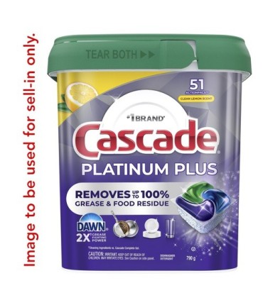P&G 30772-12713 Cascade - Platinum Plus ActionPacs Lemon - 3/51ct - 30772-12713 -  - [unit price]