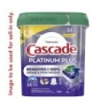 P&G 30772-12713 Cascade - Platinum Plus ActionPacs Lemon - 3/51ct