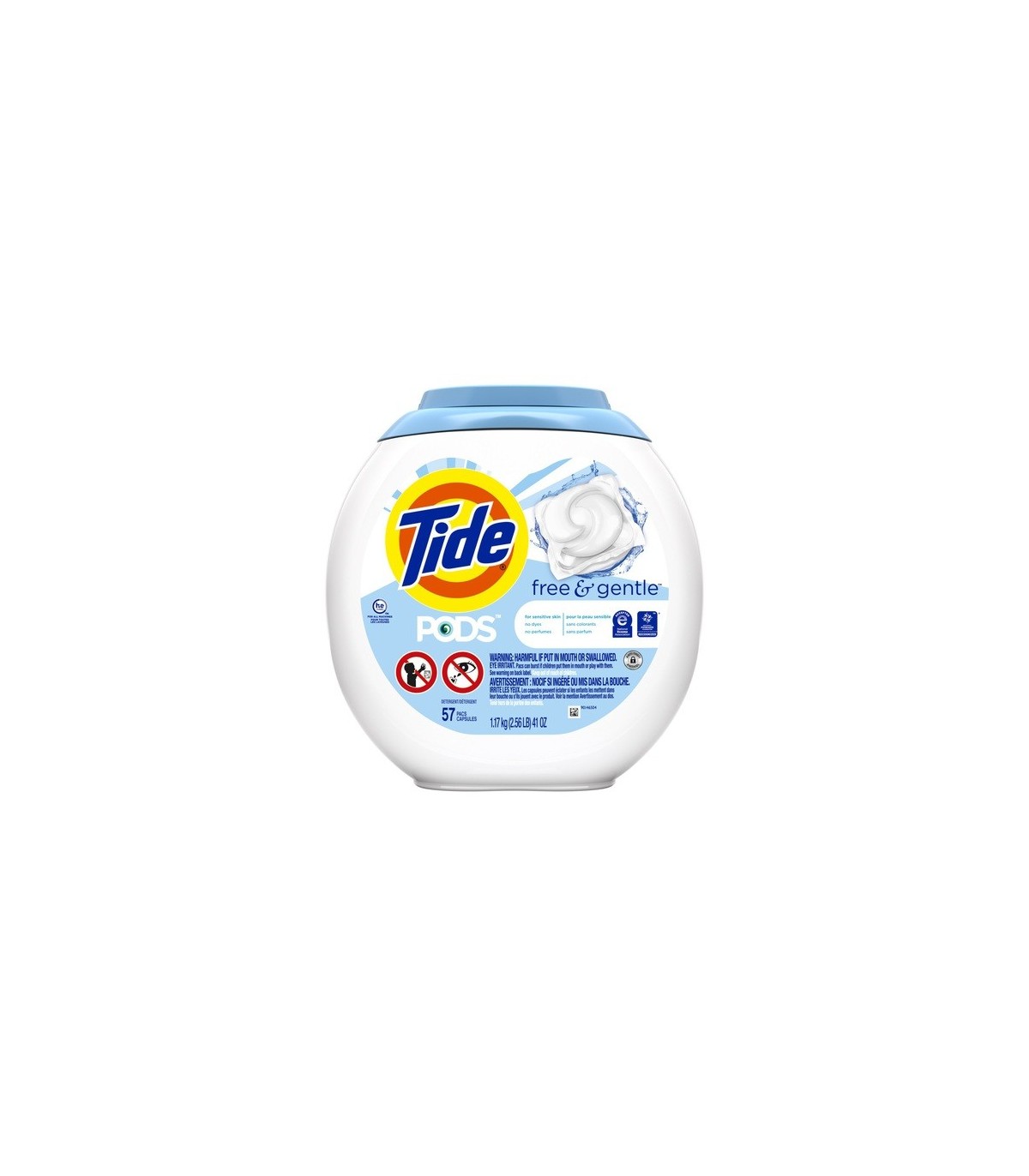 P&G 37000-00780 Tide - Liquid Pod Cold Water HE Free/Gentle - 4/57ct - 37000-00780 -  - [unit price]