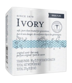 P&G 37000-12364 OBS: Ivory - Ivory Simply Bar Soap - 3/pk/24pk/cs[22302] - 37000-12364 -  - [unit price]