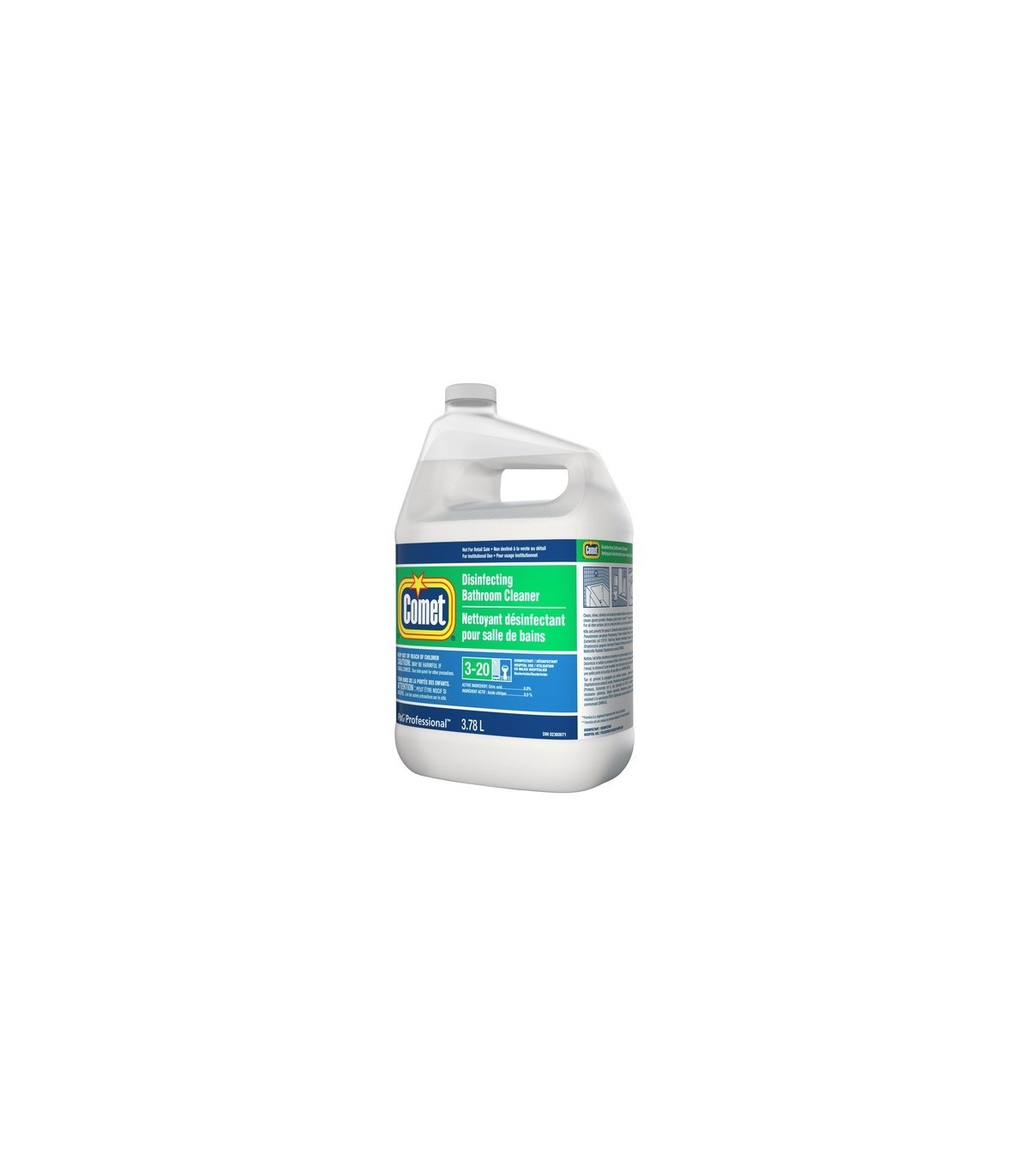 P&G 37000-35023 Comet Pro -Disinfect Bathroom Clnr 3-20 Refill-3/3.78L - 37000-35023 -  - [unit price]