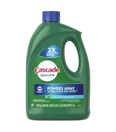 P&G 37000-53987 Cascade - Complete Gel - Fresh Scent - 4/2.72L - 37000-53987 -  - [unit price]