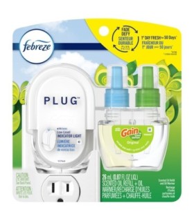 P&G 37000-72815 Febreze - Action Gain Plug Single Warmer - 4/1ct - 37000-72815 -  - [unit price]