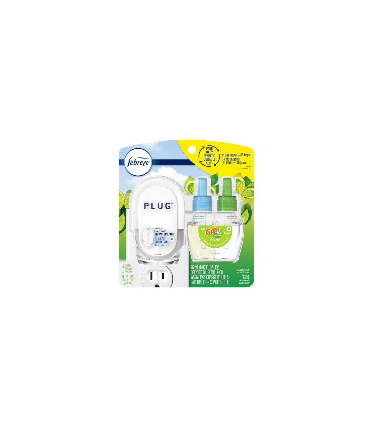P&G 37000-72815 Febreze - Action Gain Plug Single Warmer - 4/1ct - 37000-72815 -  - [unit price]