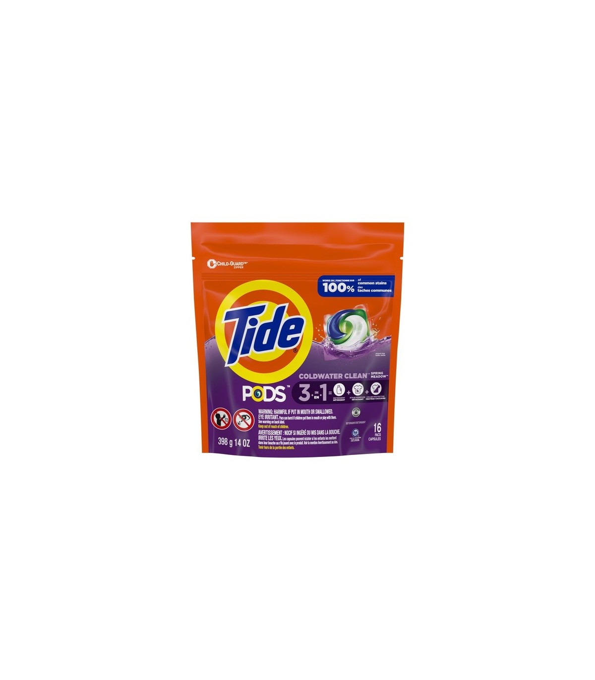 P&G 37000-93120 Tide - Liquid Pods HE Spring Meadow - 6/16ct - 37000-93120 -  - [unit price]