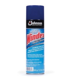 SC JOHNSON 19800003873 QSP: Windex Pro-Foaming Glass Cleaner Aerosol - 6/560g - 19800003873 -  - [unit price]