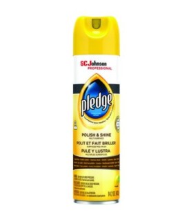 SC JOHNSON 46500002585 QSP: Pledge Pro - Enhancing Lemon Clean - 6/406g - 46500002585 -  - [unit price]