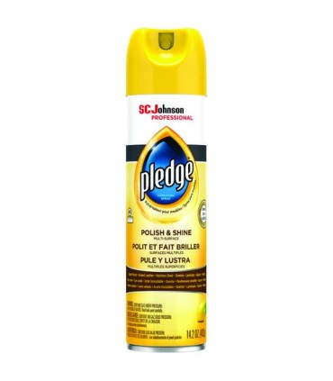 SC JOHNSON 46500002585 QSP: Pledge Pro - Enhancing Lemon Clean - 6/406g - 46500002585 -  - [unit price]