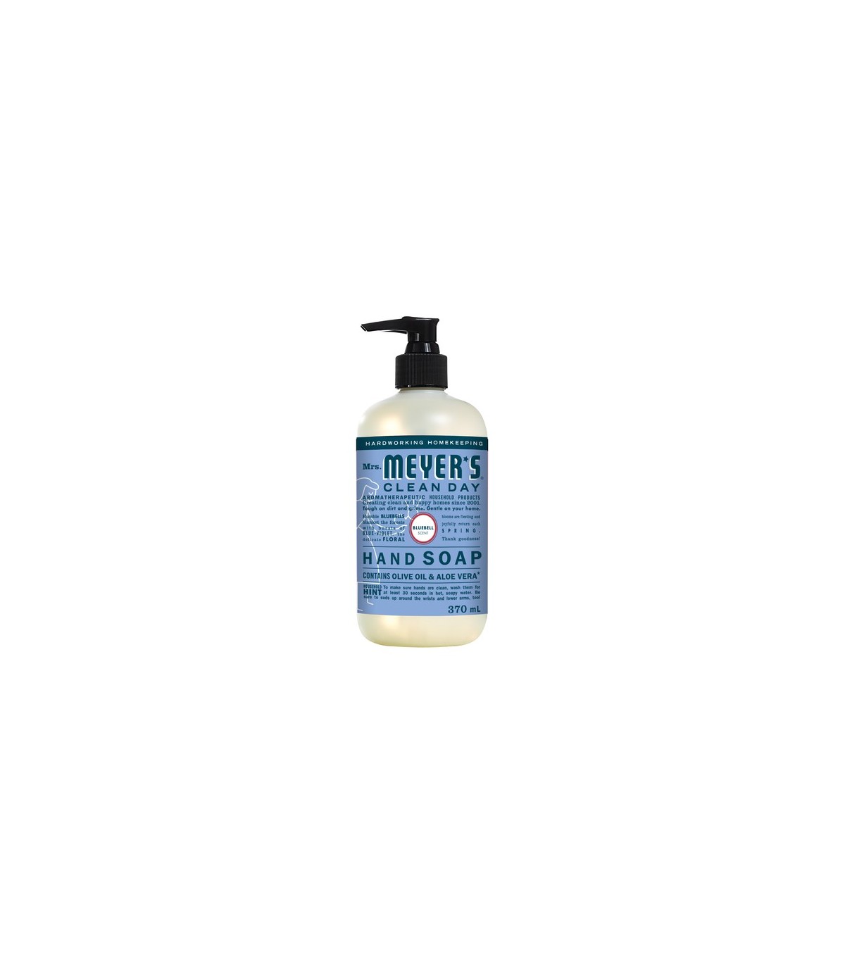 SC JOHNSON 59200001659 Hand Soap - Mrs.Meyers Pump - Bluebell - 6/370ml - 59200001659 -  - [unit price]