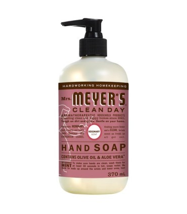 SC JOHNSON 59200001673 Hand Soap -Mrs.Meyers Pump - Rosemary - 6/370ml - 59200001673 -  - [unit price]