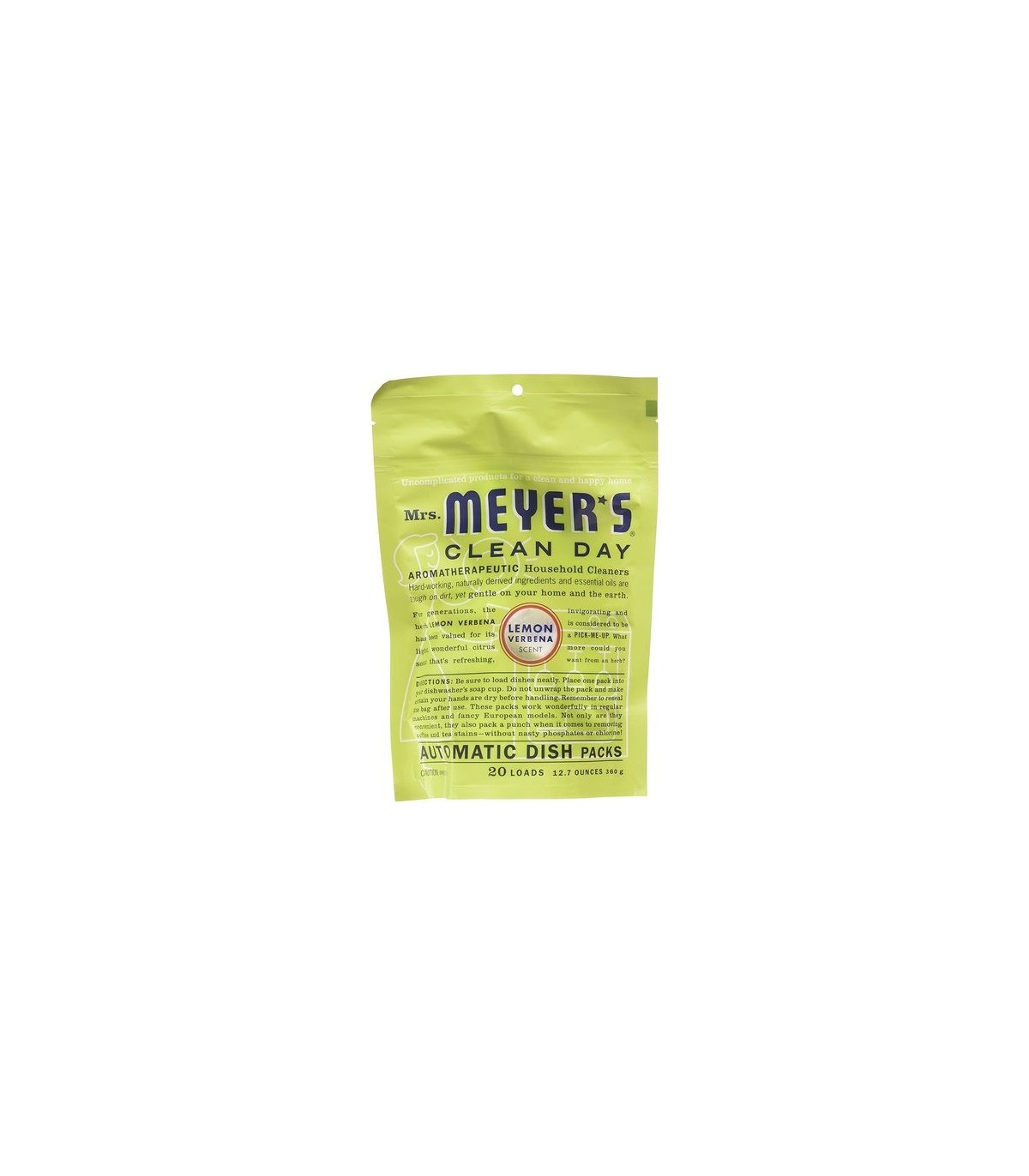 SC JOHNSON 59200001697 SOP: Mrs.Meyers Auto Dish Packs - LemonVerbena - 6/20ct - 59200001697 -  - [unit price]