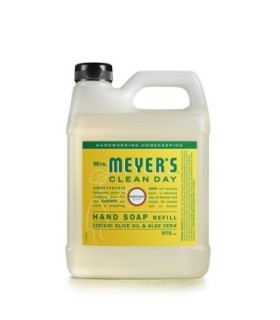 SC JOHNSON 59200003196 SOP: Mrs.Meyers Hand Soap Refill - Honeysuckle - 6/975ml - 59200003196 -  - [unit price]