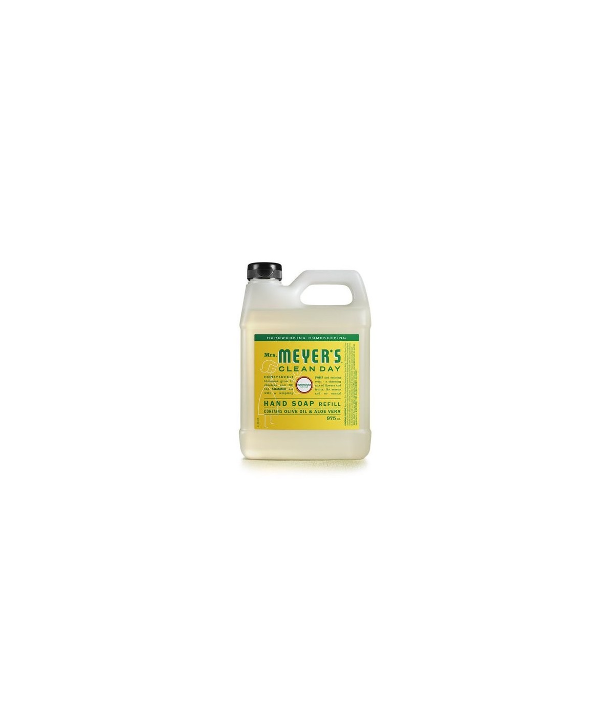 SC JOHNSON 59200003196 SOP: Mrs.Meyers Hand Soap Refill - Honeysuckle - 6/975ml - 59200003196 -  - [unit price]