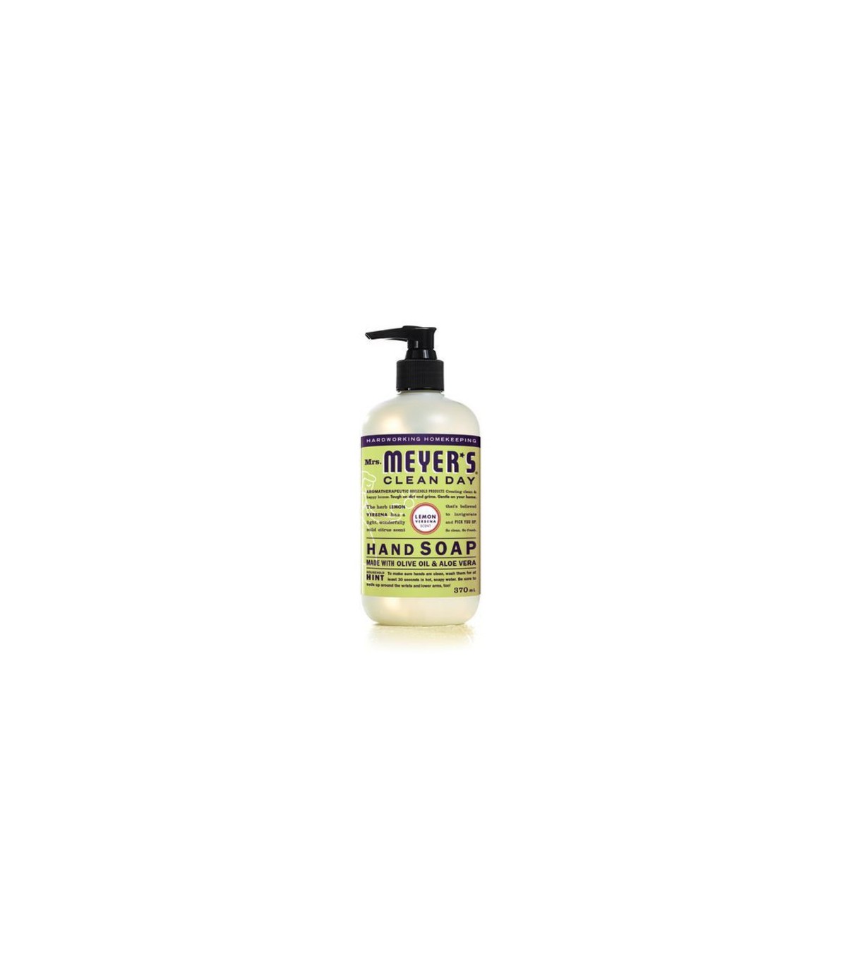 SC JOHNSON 59200708466 SOP: Mrs.Meyers Clean Day Hand Soap -Lemon Verbena- 6/370ml - 59200708466 -  - [unit price]