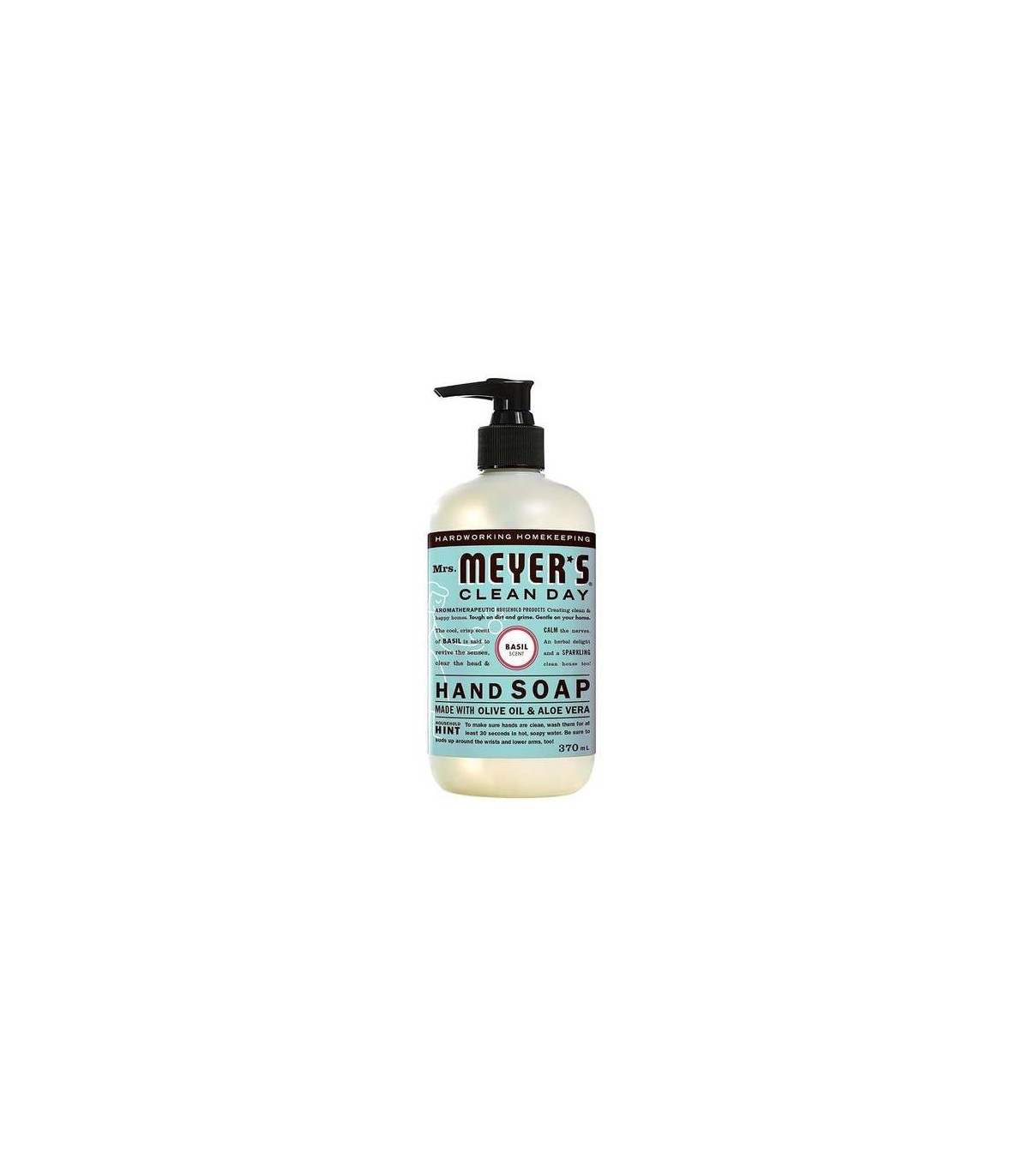 SC JOHNSON 59200708602 Mrs.Meyers Clean Day Hand Soap - Basil - 6/370ml - 59200708602 -  - [unit price]