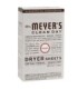 SC JOHNSON 59200708619 SOP: Mrs.Meyers Dryer Sheets - Lavender - 12/80ct - 59200708619 -  - [unit price]