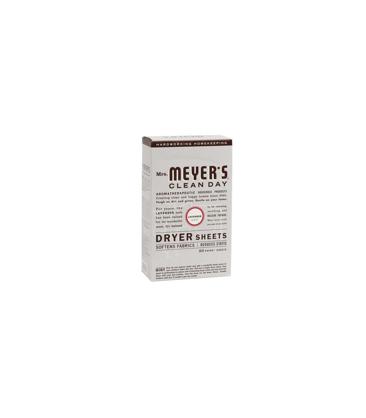 SC JOHNSON 59200708619 SOP: Mrs.Meyers Dryer Sheets - Lavender - 12/80ct - 59200708619 -  - [unit price]