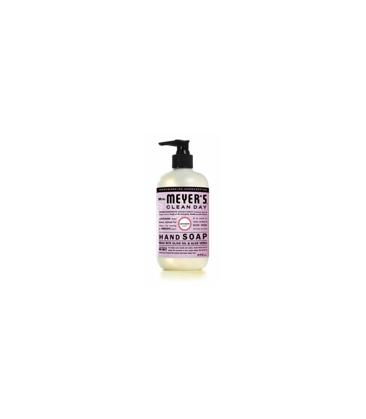 SC JOHNSON 59200708664 Hand Soap - Mrs.Meyers Pump - Lavender - 6/370ml - 59200708664 -  - [unit price]